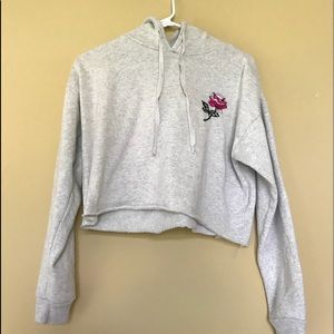 Crop top hoodie